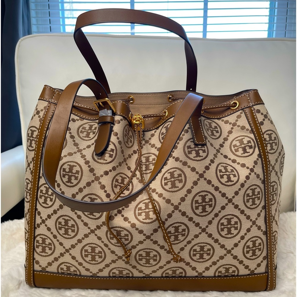 Tory Burch T Monogram X Large Tote.